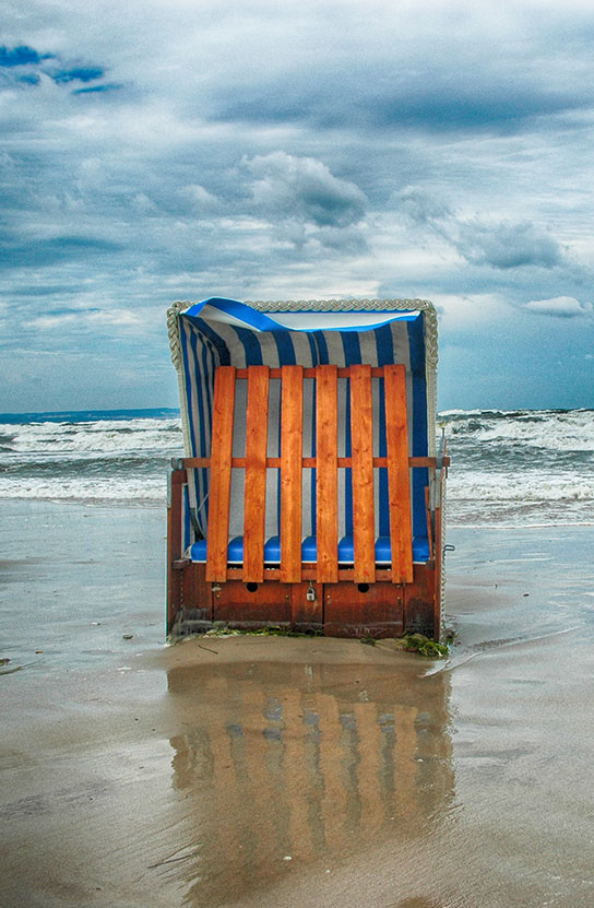 Strandkorb Rgen